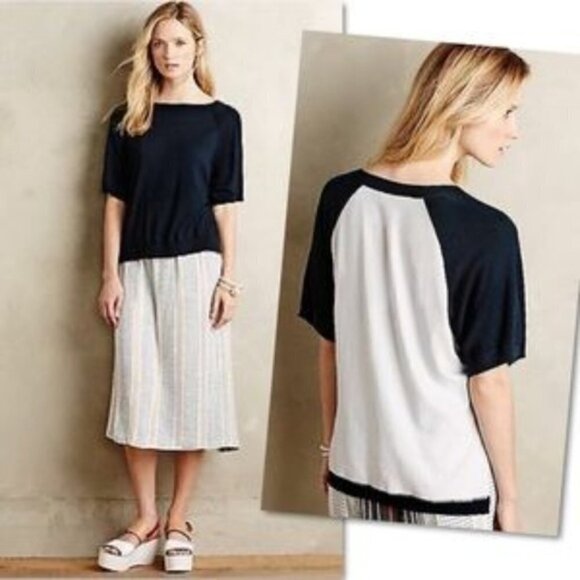 Anthropologie Moth East Fall Oversized Pullover XS - Picture 9 of 9